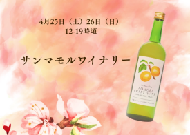 春を彩る「サンマモルワイナリー」試飲会のご案内