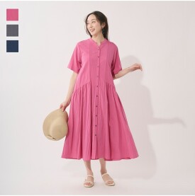 《新商品》ギャザーシャツワンピース