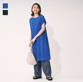 《新商品》ニットチュニックプリントパンツセット