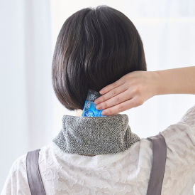 《新商品》触ると冷たいネックタオル 凍らない保冷剤付 8×65cm