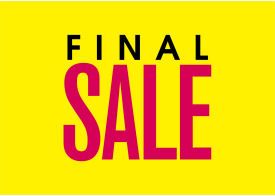 【FINAL SALE 情報】