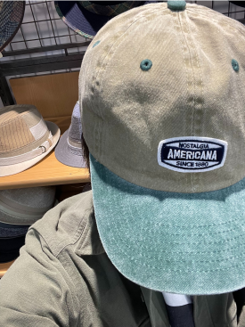 "おすすめ商品のご紹介 【NEWHATTAN ワッペン付きウォッシュドキャップ】"
