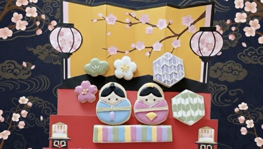 3/1(日)　和柄でつくる、しつらえのお雛様アイシングクッキー
