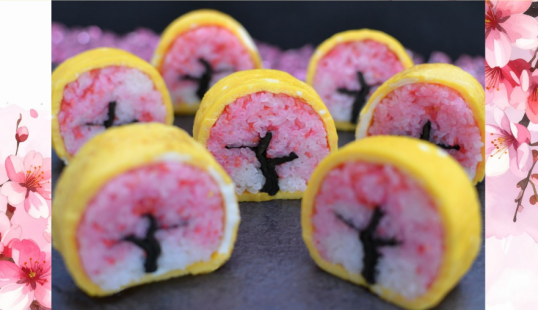 3/20(金祝)　～桜咲く季節～　大人の絵巻き寿司教室