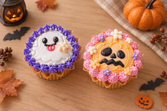 10/31(土)　親子で米粉のハロウィンカップケーキを作ろう！