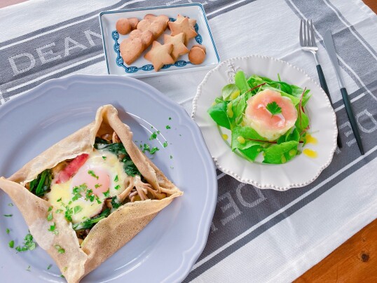 5/8(金)　soft薬膳料理教室「そば粉で作る やさしい春フレンチ」