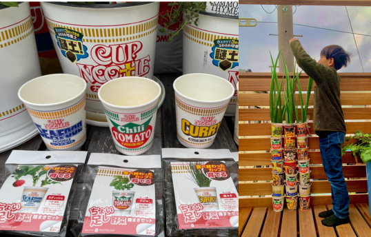 8/9(土)　日清カップヌードルで家庭菜園！？カップDE野菜を楽しもう！