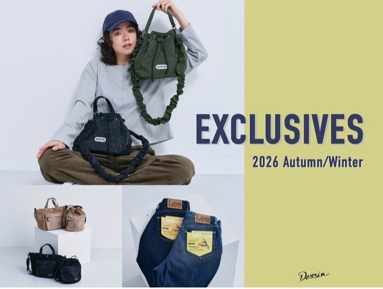 【EXCLUSIVES】Dessinだけの別注アイテムが入荷