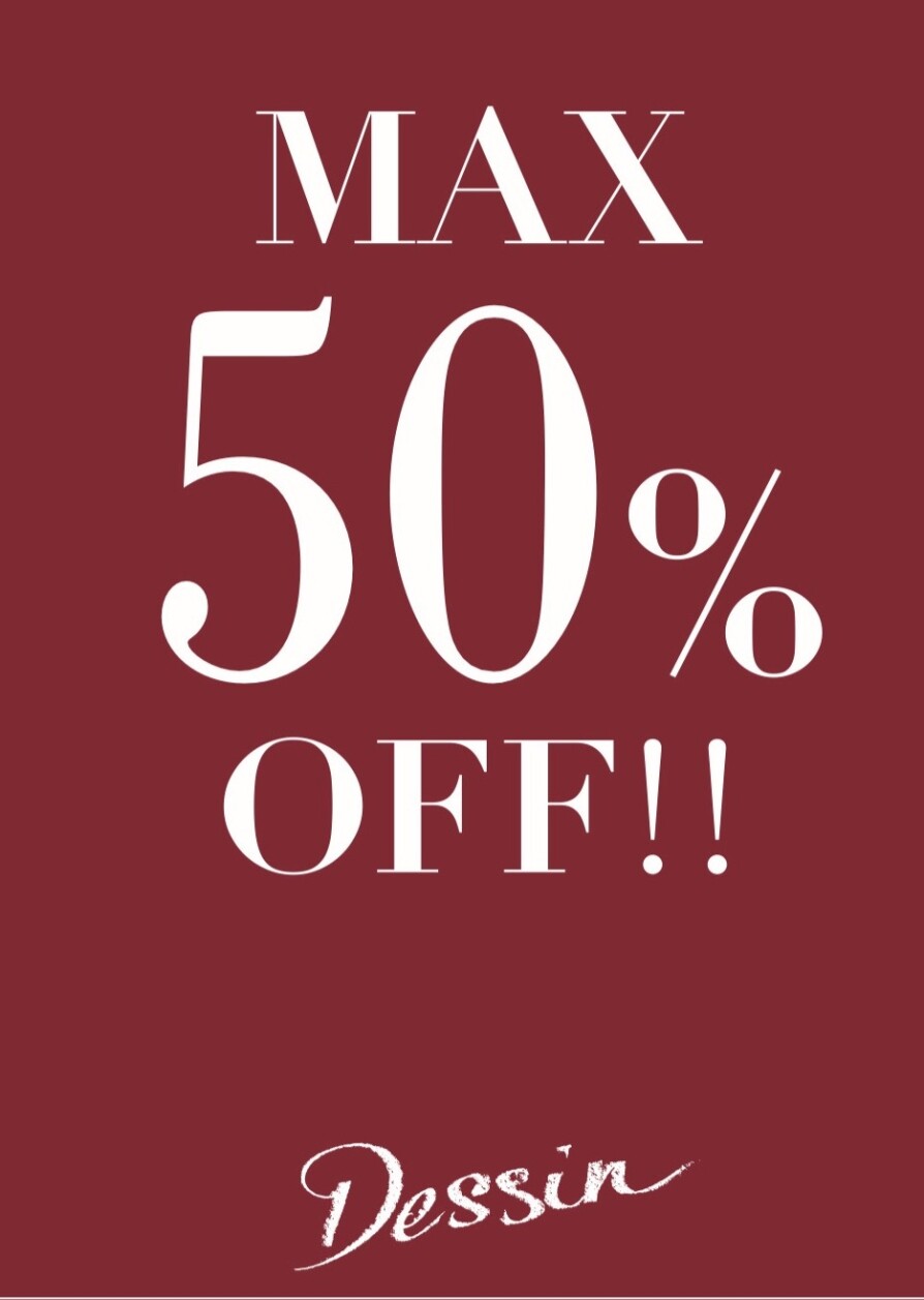☆MAX50%OFF!!デッサン夏のセールスタート☆