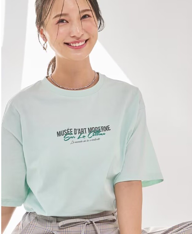 プチプラベーシックプリントTシャツ